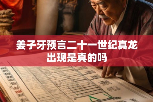 姜子牙预言二十一世纪真龙出现是真的吗