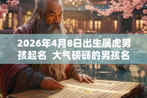 2026年4月8日出生属虎男孩起名  大气磅礴的男孩名字