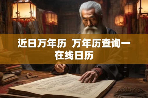 近日万年历  万年历查询一在线日历