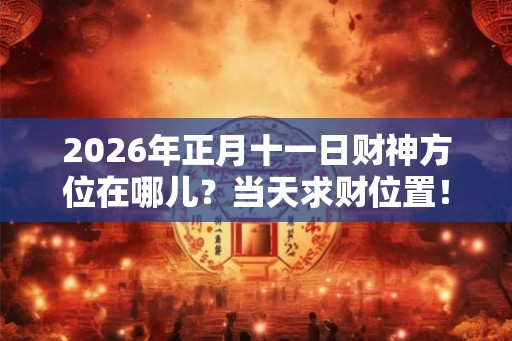 2026年正月十一日财神方位在哪儿？当天求财位置！