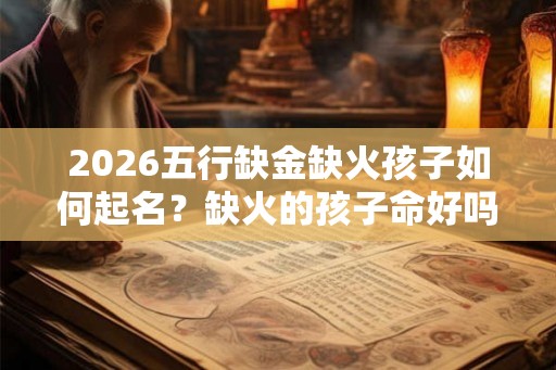 2026五行缺金缺火孩子如何起名？缺火的孩子命好吗？
