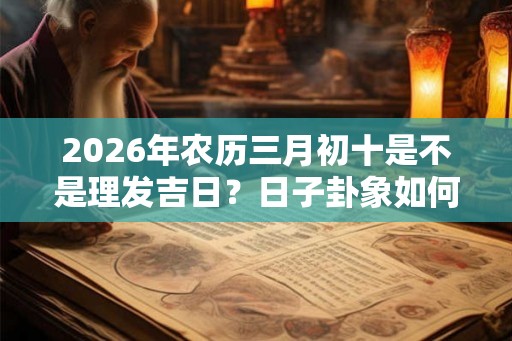 2026年农历三月初十是不是理发吉日？日子卦象如何？