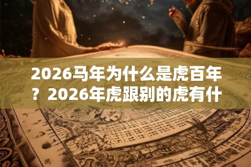 2026马年为什么是虎百年？2026年虎跟别的虎有什么不同？