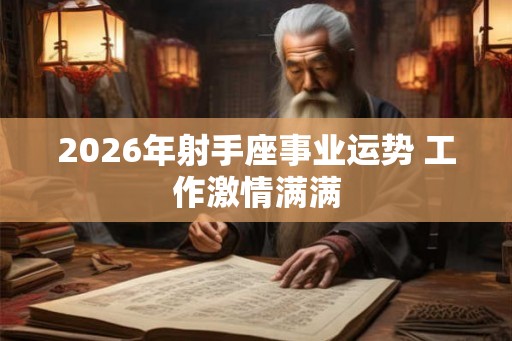 2026年射手座事业运势 工作激情满满