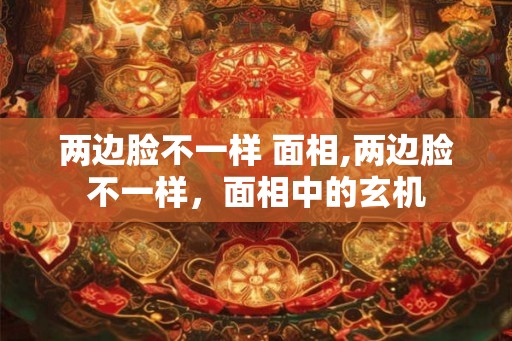 两边脸不一样 面相,两边脸不一样,面相中的玄机 两边脸不一样 面相,两边脸不一样,面相中的玄机