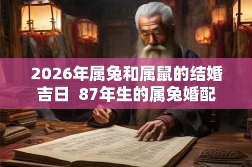 2026年属兔和属鼠的结婚吉日  87年生的属兔婚配
