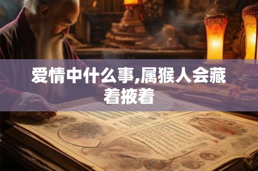 爱情中什么事,属猴人会藏着掖着