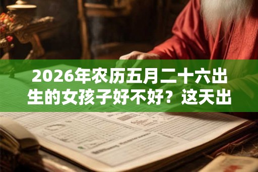 2026年农历五月二十六出生的女孩子好不好？这天出生的命运如何？