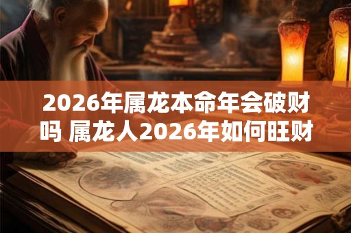 2026年属龙本命年会破财吗 属龙人2026年如何旺财