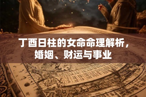 丁酉日柱的女命命理解析,婚姻、财运与事业 丁酉日柱的女命命理解析,婚姻、财运与事业