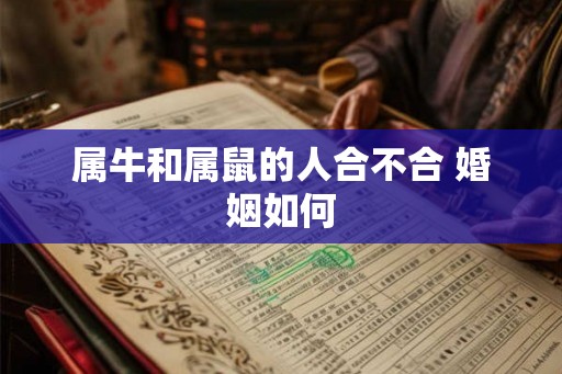 属牛和属鼠的人合不合 婚姻如何