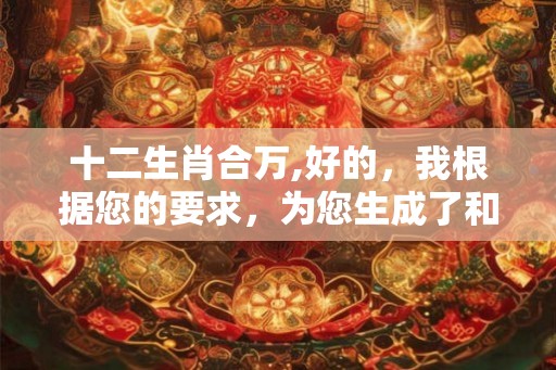 十二生肖合万,好的,我根据您的要求,为您生成了和文章。 十二生肖合万,好的,我根据您的要求,为您生成了和文章。