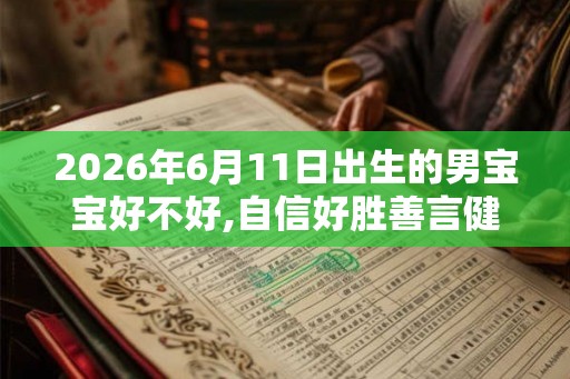 2026年6月11日出生的男宝宝好不好,自信好胜善言健谈