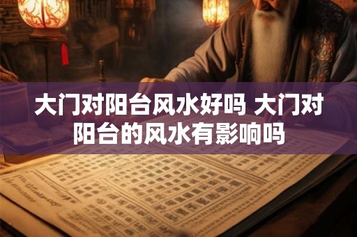 大门对阳台风水好吗 大门对阳台的风水有影响吗