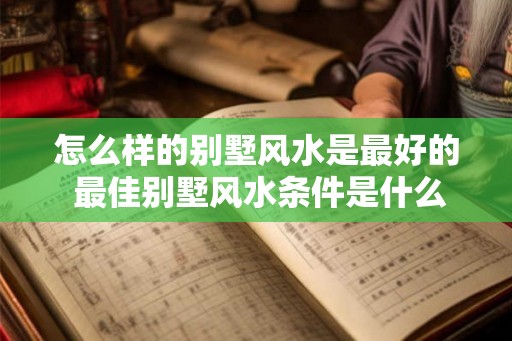 怎么样的别墅风水是最好的 最佳别墅风水条件是什么