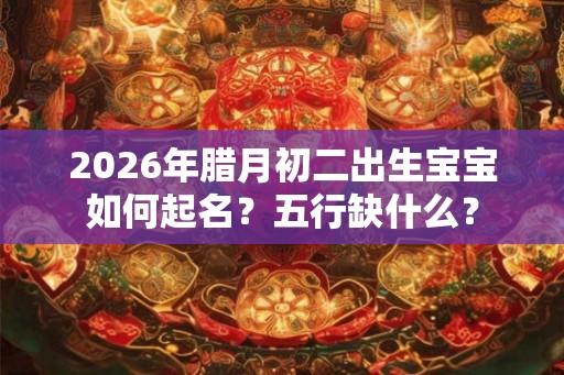 2026年腊月初二出生宝宝如何起名?五行缺什么? 2026年腊月初二出生宝宝如何起名?五行缺什么?