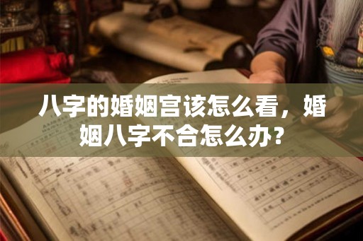 八字的婚姻宫该怎么看,婚姻八字不合怎么办? 八字的婚姻宫该怎么看,婚姻八字不合怎么办?
