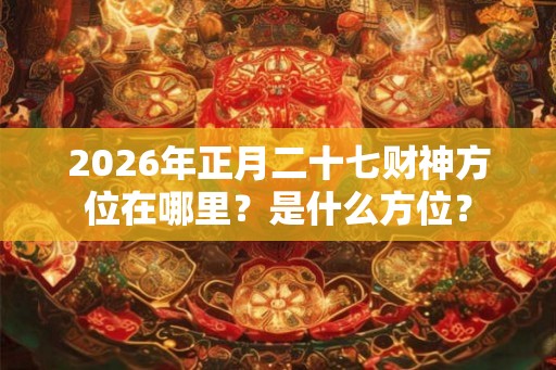 2026年正月二十七财神方位在哪里?是什么方位? 2026年正月二十七财神方位在哪里?是什么方位?