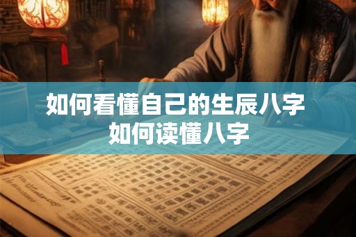 如何看懂自己的生辰八字 如何读懂八字