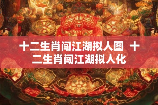 十二生肖闯江湖拟人图  十二生肖闯江湖拟人化