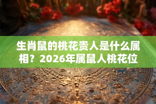 生肖鼠的桃花贵人是什么属相？2026年属鼠人桃花位？