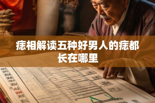 痣相解读五种好男人的痣都长在哪里