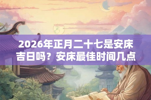 2026年正月二十七是安床吉日吗?安床最佳时间几点? 2026年正月二十七是安床吉日吗?安床最佳时间几点?