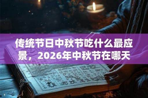 传统节日中秋节吃什么最应景，2026年中秋节在哪天？
