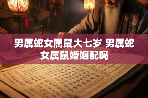 男属蛇女属鼠大七岁 男属蛇女属鼠婚姻配吗
