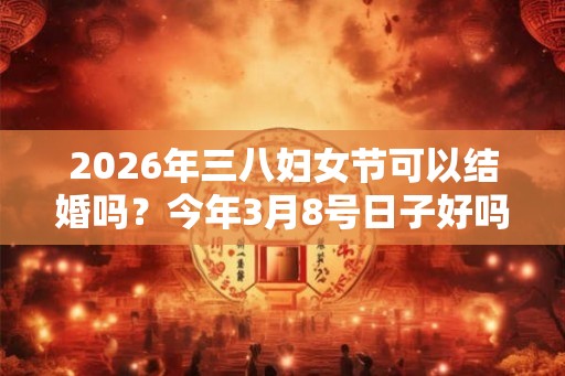 2026年三八妇女节可以结婚吗?今年3月8号日子好吗 2026年三八妇女节可以结婚吗?今年3月8号日子好吗