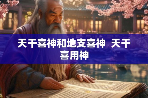 天干喜神和地支喜神  天干喜用神