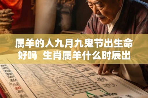属羊的人九月九鬼节出生命好吗  生肖属羊什么时辰出生好