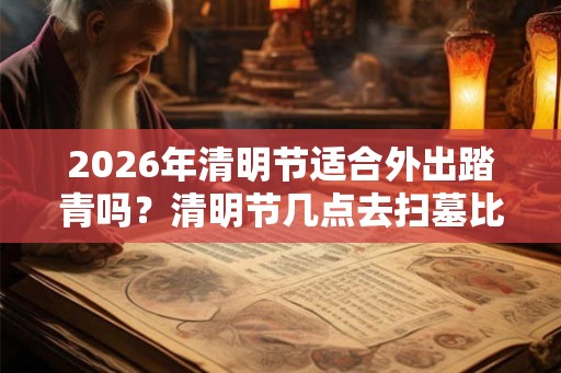 2026年清明节适合外出踏青吗？清明节几点去扫墓比较好？