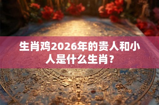 生肖鸡2026年的贵人和小人是什么生肖？