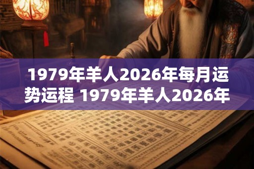 1979年羊人2026年每月运势运程 1979年羊人2026年每月运势如何