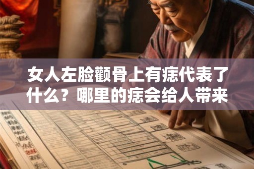女人左脸颧骨上有痣代表了什么？哪里的痣会给人带来不好的运势？