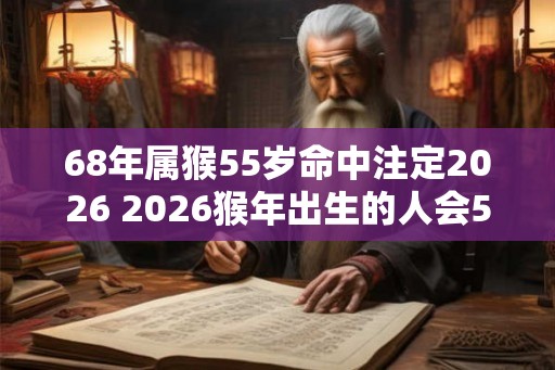 68年属猴55岁命中注定2026 2026猴年出生的人会55岁