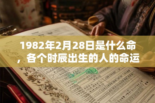 1982年2月28日是什么命，各个时辰出生的人的命运