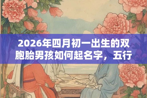 2026年四月初一出生的双胞胎男孩如何起名字,五行属什么 2026年四月初一出生的双胞胎男孩如何起名字,五行属什么