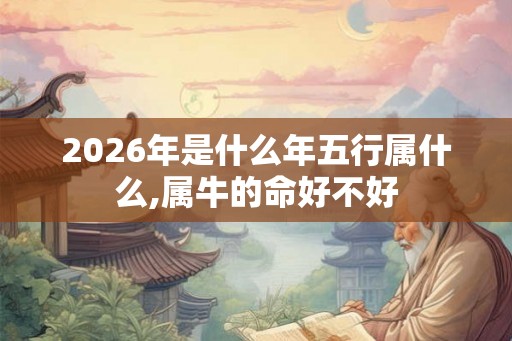 2026年是什么年五行属什么,属牛的命好不好 2026年是什么年五行属什么,属牛的命好不好