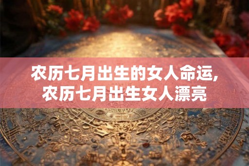 农历七月出生的女人命运,农历七月出生女人漂亮