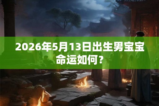 2026年5月13日出生男宝宝命运如何？