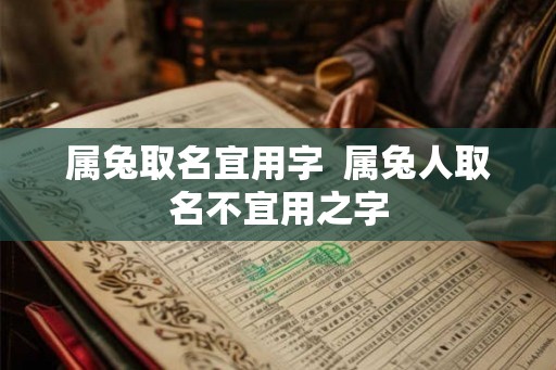 属兔取名宜用字 属兔人取名不宜用之字 属兔取名宜用字 属兔人取名不宜用之字