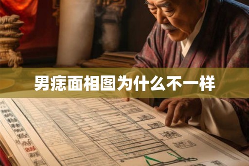 男痣面相图为什么不一样