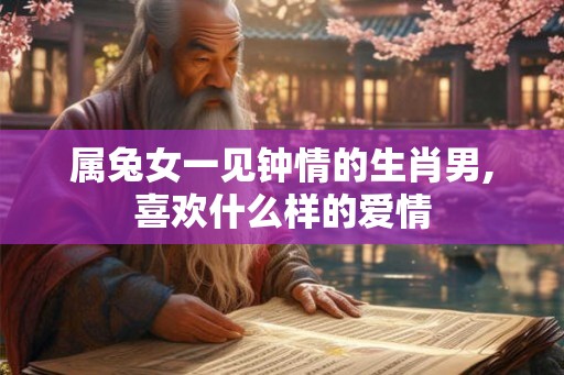 属兔女一见钟情的生肖男,喜欢什么样的爱情
