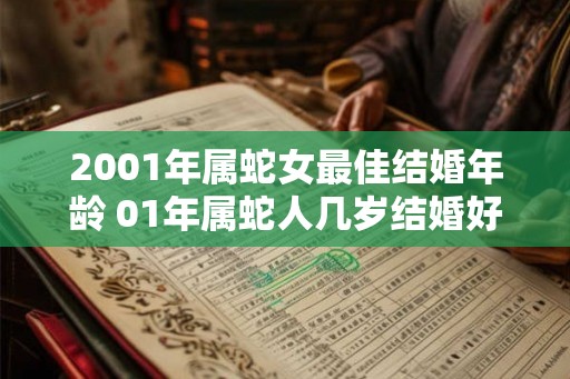 2001年属蛇女最佳结婚年龄 01年属蛇人几岁结婚好