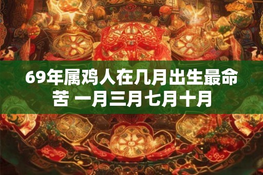 69年属鸡人在几月出生最命苦 一月三月七月十月
