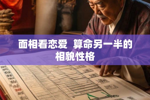 面相看恋爱  算命另一半的相貌性格