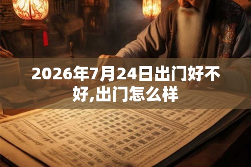 2026年7月24日出门好不好,出门怎么样