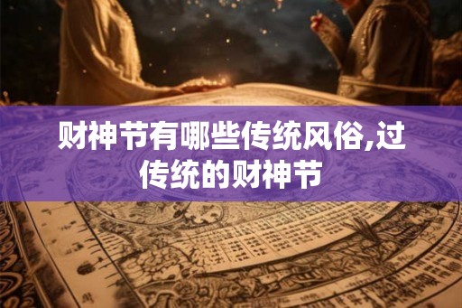 财神节有哪些传统风俗,过传统的财神节 财神节有哪些传统风俗,过传统的财神节